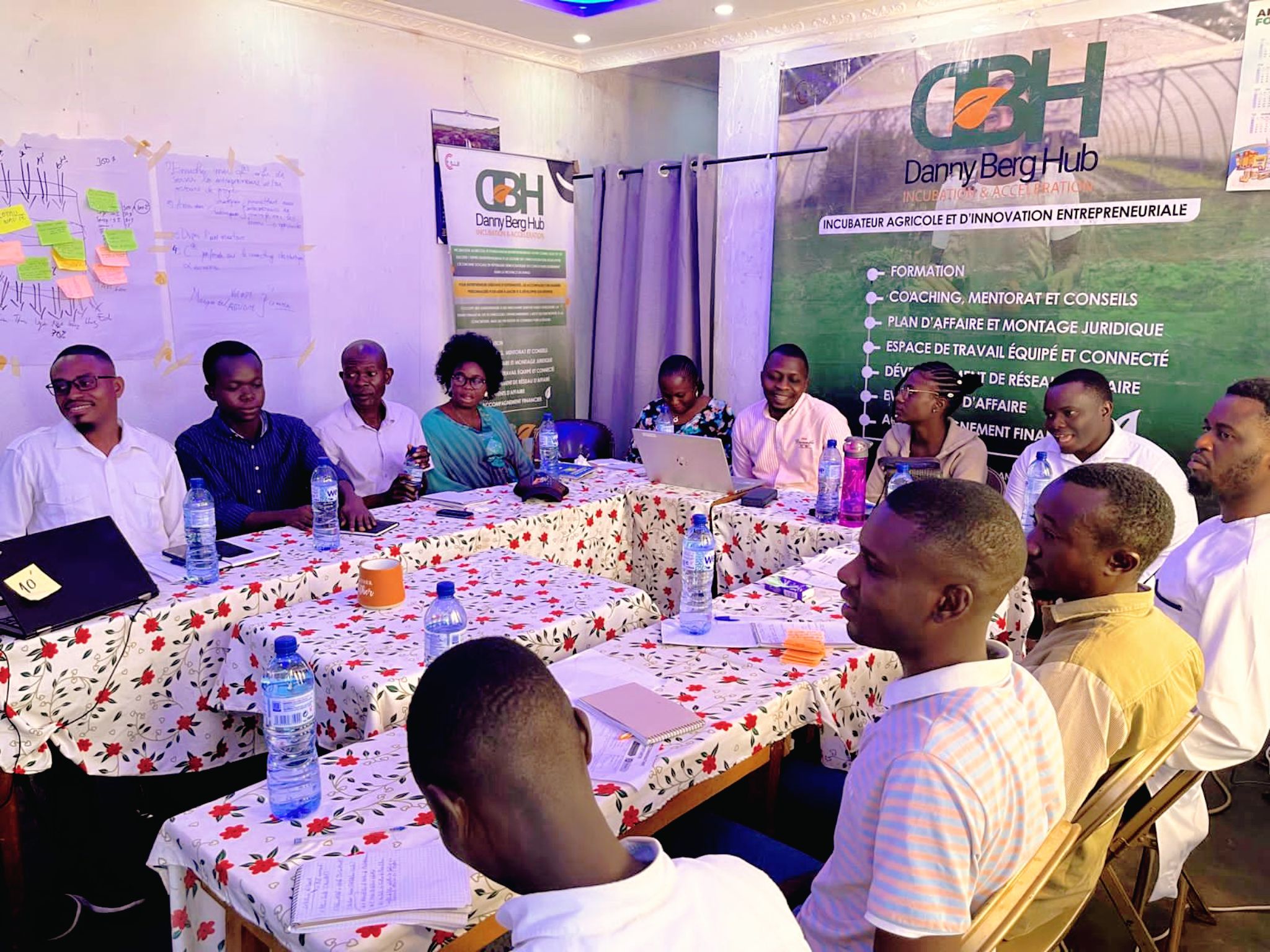 Séance de formation à Danny Berg Hub Kikwit